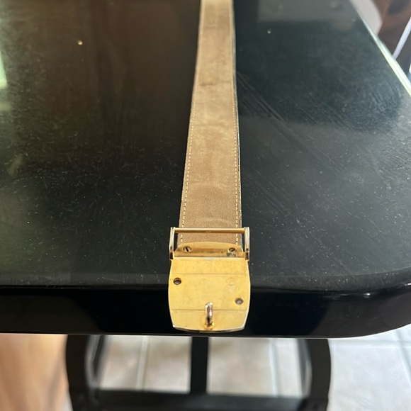 Belt is 39 inches from end to end Pierre Carden brown - Picture 1 of 5